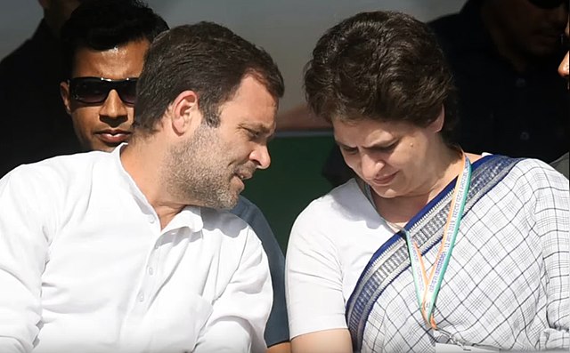 Priyanka Gandhi and Rahul Gandhi